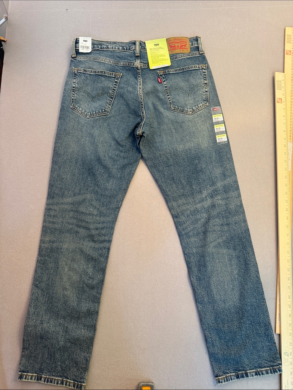 Levi’s 541 Athletic Taper Jeans NWT W33 L32 Medium Blue Denim